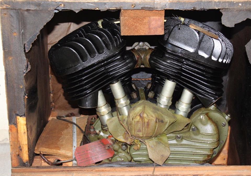 harley wla engine in crate